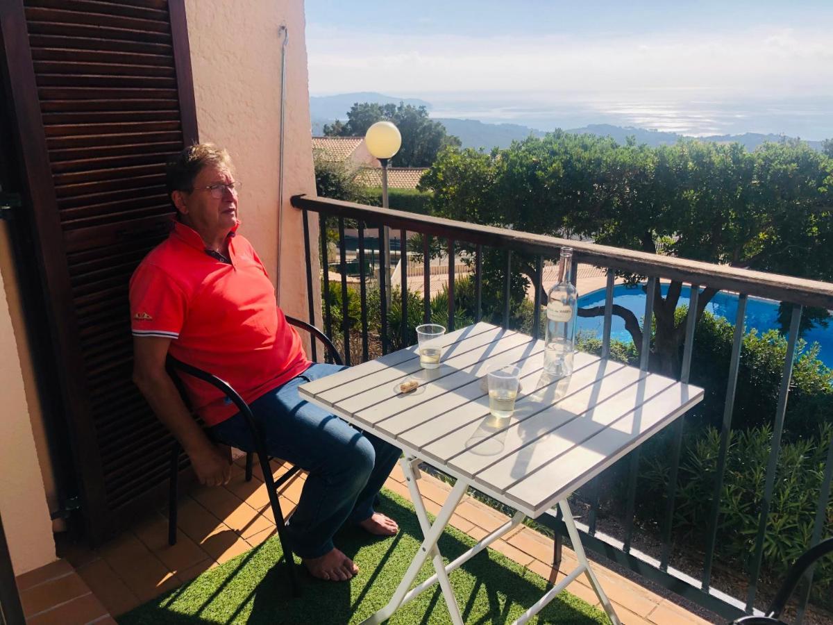 Studio Pool House Vue Mer Panoramique Amazing Sea View Wifi Linge Linen Inclut Aircondition La Croix-Valmer Exteriér fotografie
